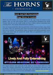 Lively And Fully Entertaining Stage Shows In London.pdf