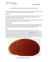 We Should Know the Important Facts about Garnet Sand.pdf