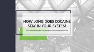 how long does cocaine stay in your system.ppt