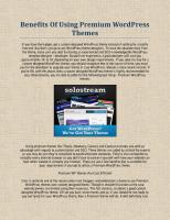 Benefits Of Using Premium WordPress Themes.pdf